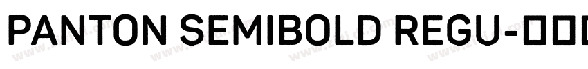 Panton SemiBold Regu字体转换